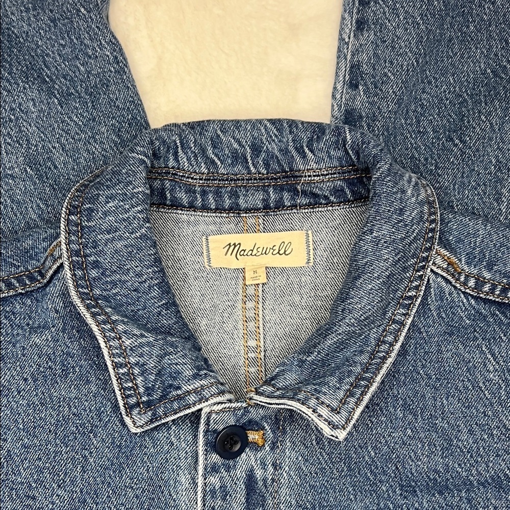Madewell Denim Utility Coveralls Size M - Picture 4 of 12